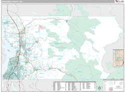 Snohomish County, WA Wall Map