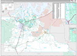 Thurston County, WA Wall Map