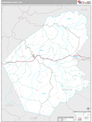 Doddridge County, WV Wall Map