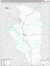 Jackson County, WV Wall Map