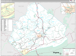 Mercer County, WV Wall Map