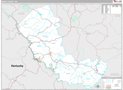 Mingo County, WV Wall Map