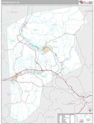 Putnam County, WV Wall Map