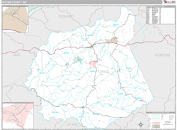 Ritchie County, WV Wall Map