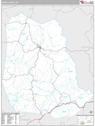 Roane County, WV Wall Map