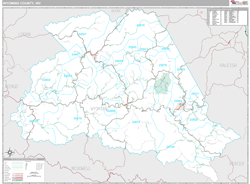 Wyoming County, WV Wall Map