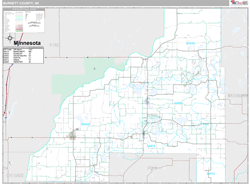 Burnett County, WI Wall Map