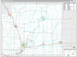 Chippewa County, WI Wall Map