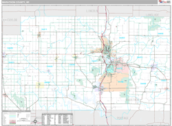 Marathon County, WI Wall Map