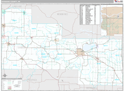 Shawano County, WI Wall Map