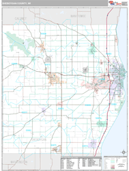 Sheboygan County, WI Wall Map