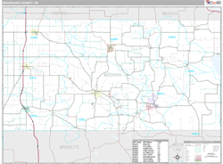 Waushara County, WI Wall Map