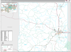 Natrona County, WY Wall Map