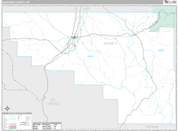 Washakie County, WY Wall Map