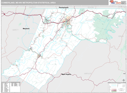 Cumberland Metro Area Wall Map