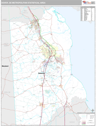 Dover Metro Area Wall Map