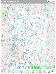 Dutchess County Metro Area Wall Map