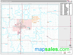 Enid Metro Area Wall Map