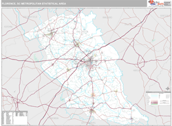 Florence Metro Area Wall Map