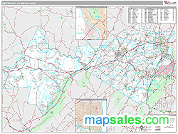 Newburgh Metro Area Wall Map