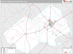 Victoria Metro Area Wall Map