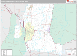 Dalton Metro Area Wall Map