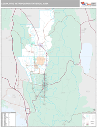 Logan Metro Area Wall Map