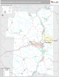 Antelope Valley-High Desert Metro Area Wall Map