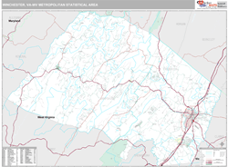 East Valley Metro Area Wall Map