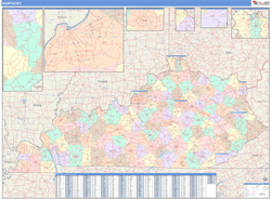 Kentucky  Wall Map