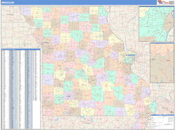 Missouri  Wall Map