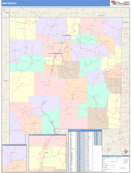 New Mexico  Wall Map