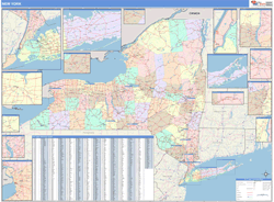 New York  Wall Map