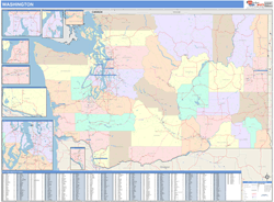 Washington  Wall Map