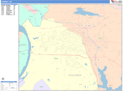 Conway Wall Map