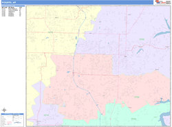 Rogers Wall Map