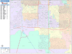 Chandler Wall Map