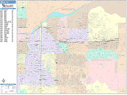 Mesa Wall Map