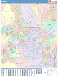 Phoenix Wall Map