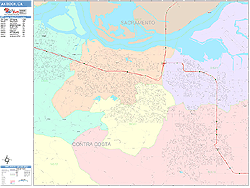 Antioch Wall Map