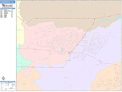 Camarillo Wall Map