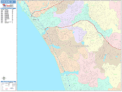 Carlsbad Wall Map