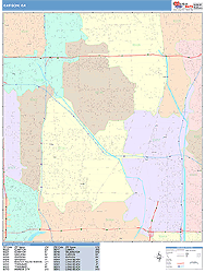 Carson Wall Map