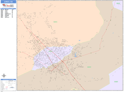 Chico Wall Map