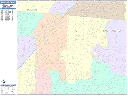 Citrus Heights Wall Map