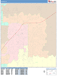 Clovis Wall Map