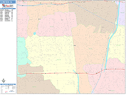 Compton Wall Map