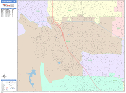 Cupertino Wall Map