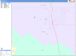 Delano Wall Map