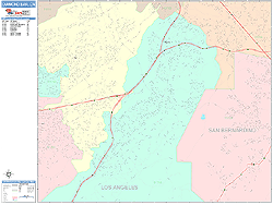 Diamond Bar Wall Map